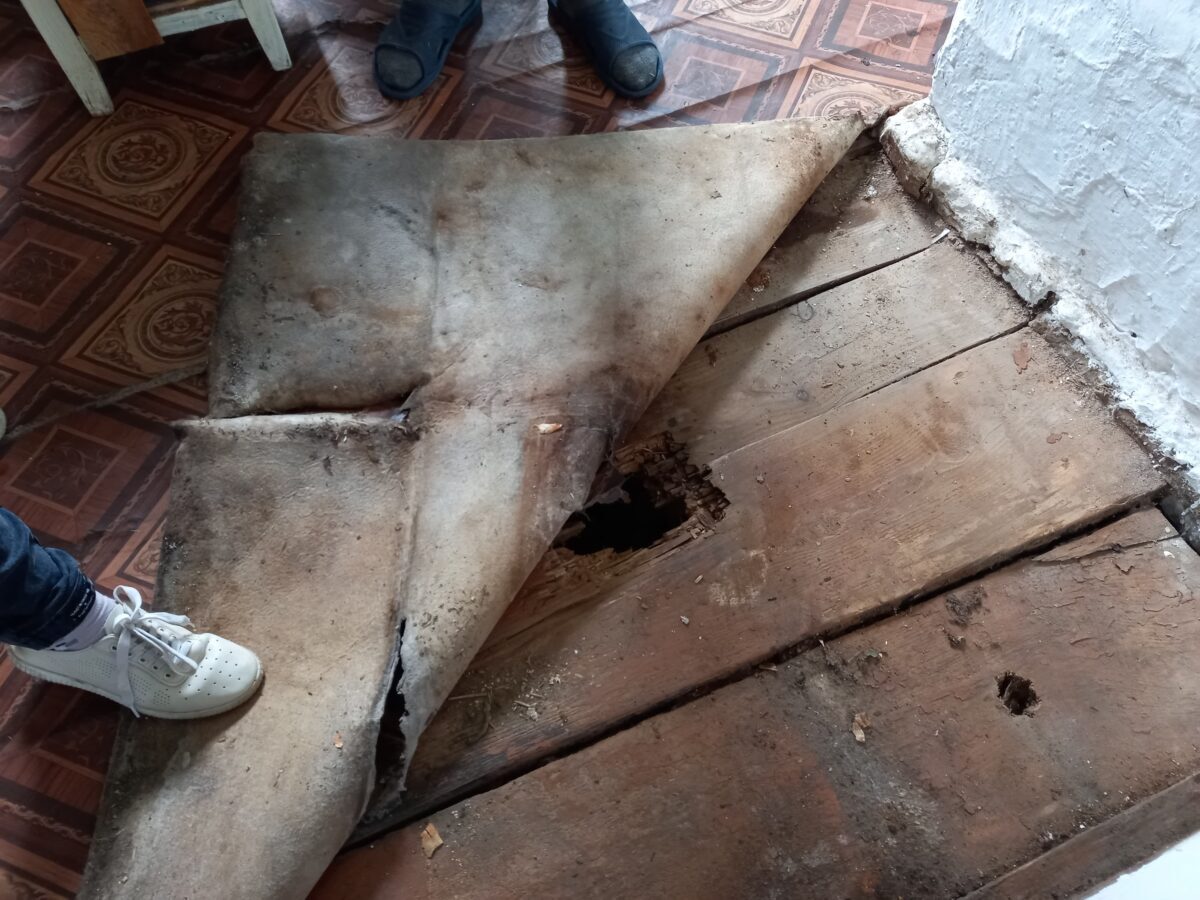 «Осторожно, не провалитесь в подпол»: брату и сестре нужен ремонт в доме