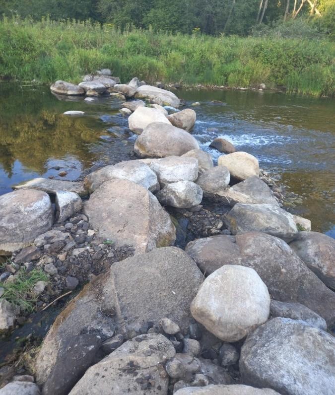 В Тверской области мужчина высушил реку с помощью камней