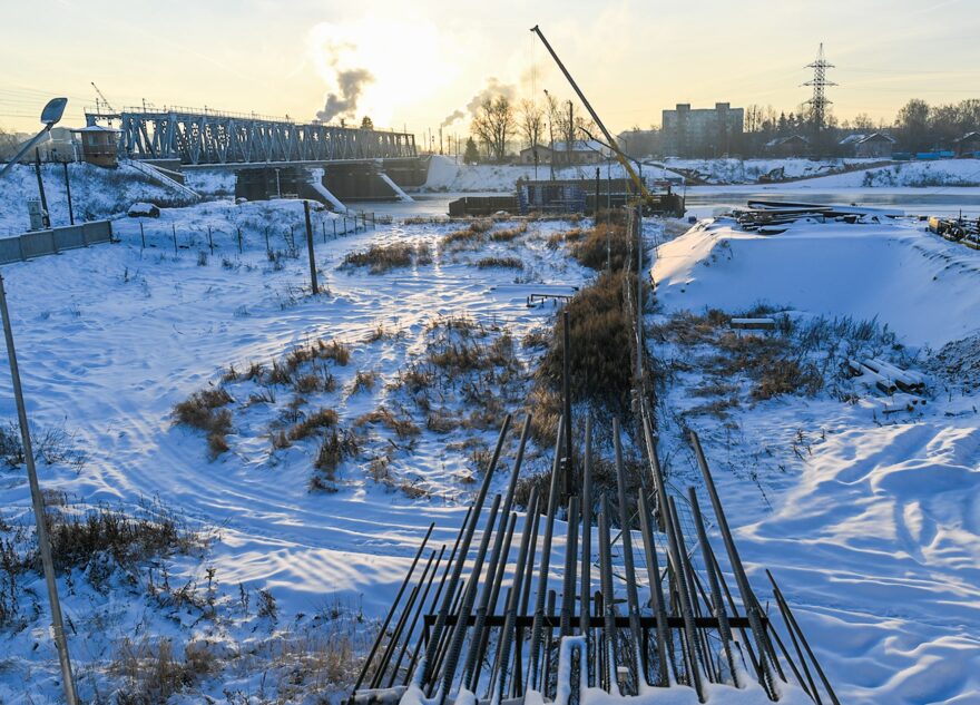 Игорь Руденя: работы по строительству Западного моста в Твери ведутся высокими темпами