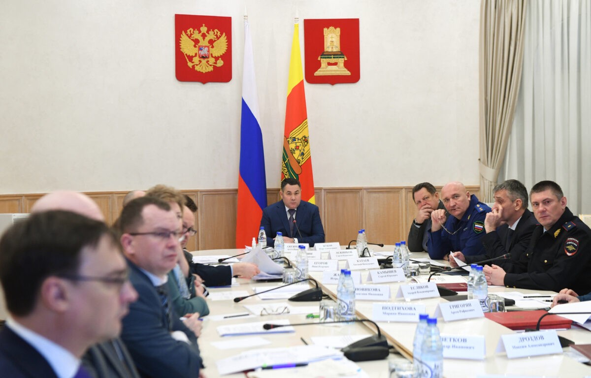 Игорь Руденя провел заседание оперативного штаба по реализации мер, предусмотренных Указом Президента РФ