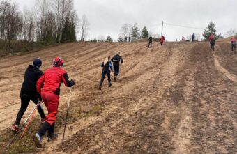 Тверские лыжники тренировались на верхушке Валдая