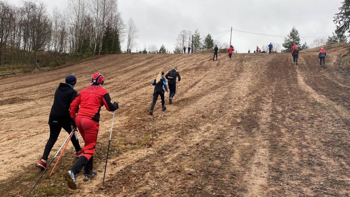 Тверские лыжники тренировались на верхушке Валдая