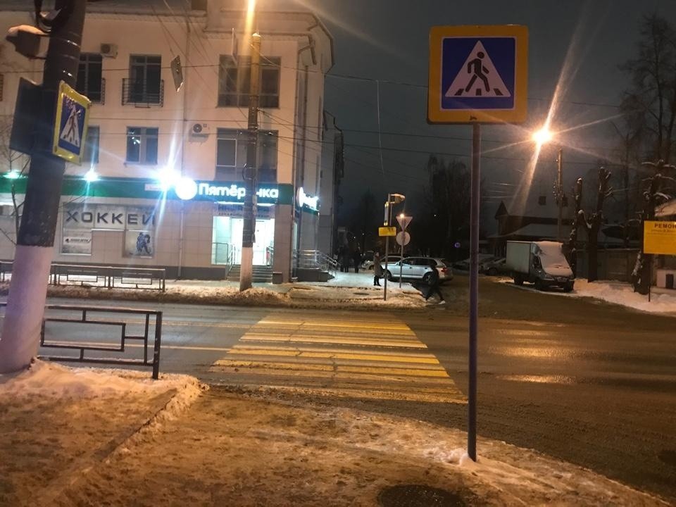 Водитель иномарки сбил пешехода на зебре в Твери Водитель иномарки сбил пешехода на зебре в Твери