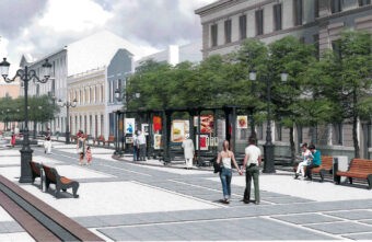 Трёхсвятскую улицу благоустроят в 2023 году Трёхсвятскую улицу благоустроят в 2023 году