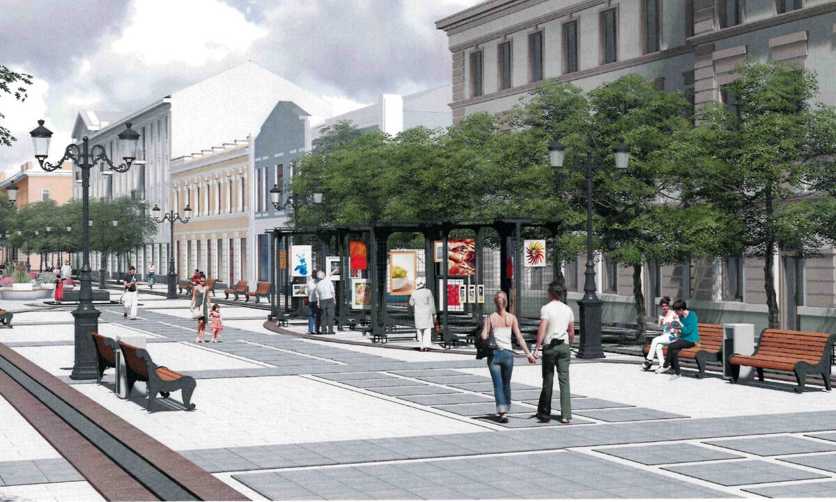 Трёхсвятскую улицу благоустроят в 2023 году