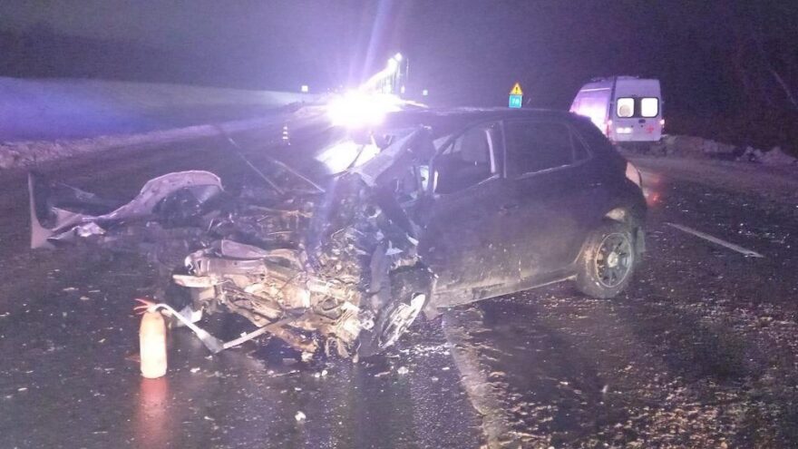 В лобовом столкновении на трассе в Тверской области пострадали водители и пассажиры В лобовом столкновении на трассе в Тверской области пострадали водители и пассажиры