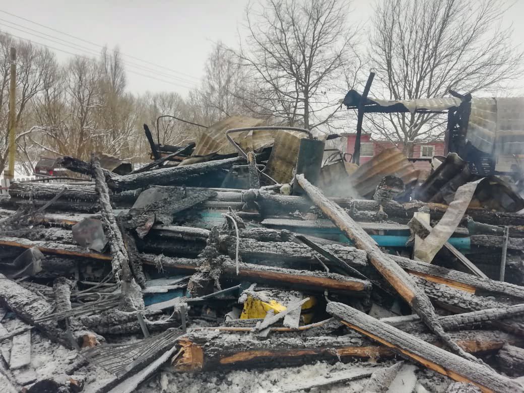 На пожаре в Тверской области погибла пенсионерка