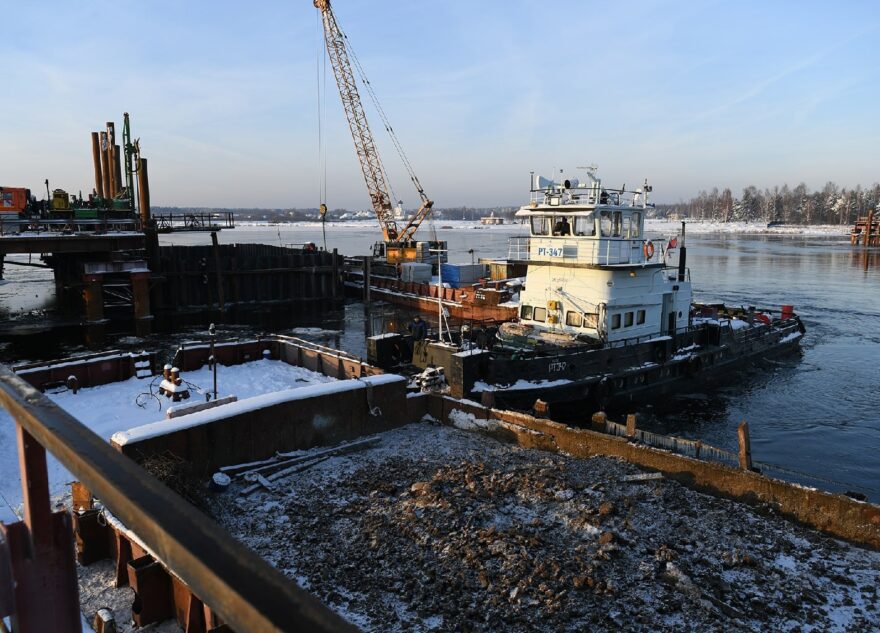 Игорь Руденя и Вячеслав Петушенко провели совещание на площадке строительства Северного обхода Твери