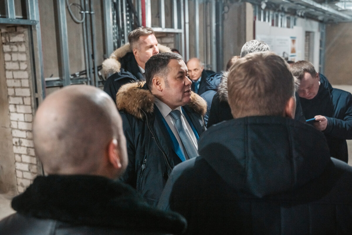 Губернатор провел выездное совещание по вопросу строительства поликлиники Старицкой ЦРБ