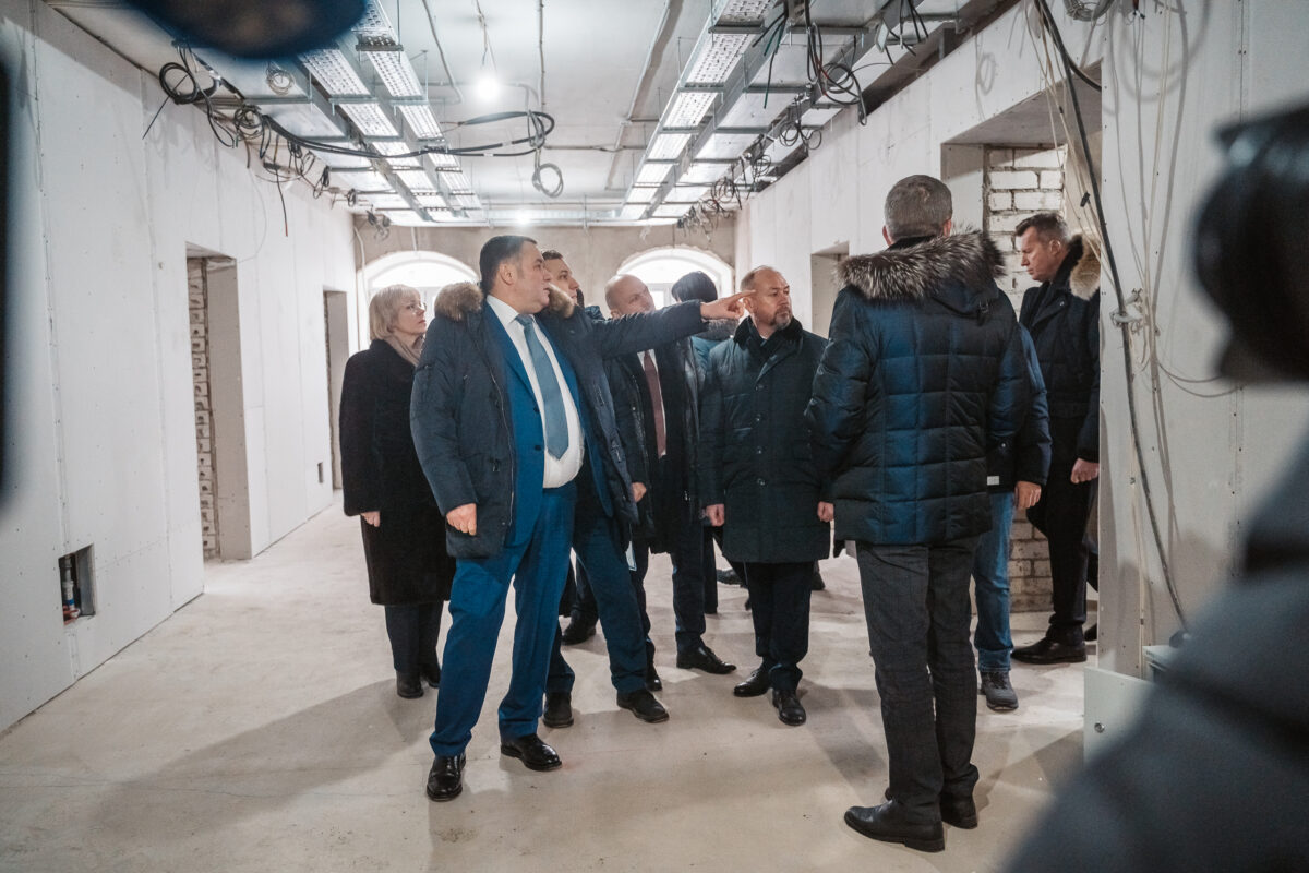 Губернатор провел выездное совещание по вопросу строительства поликлиники Старицкой ЦРБ
