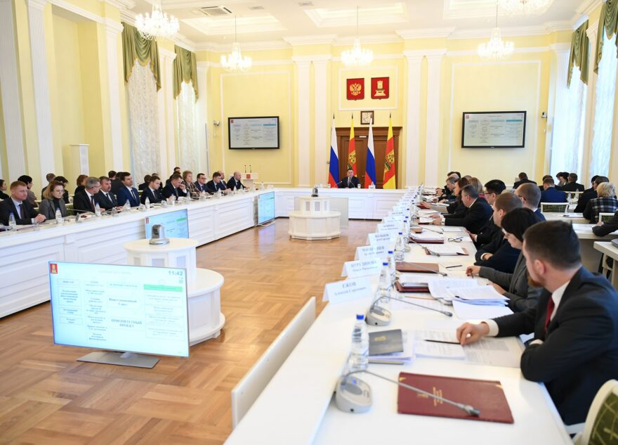 На заседании правительства Тверской области утвердили перечень приоритетных для развития региона проектов