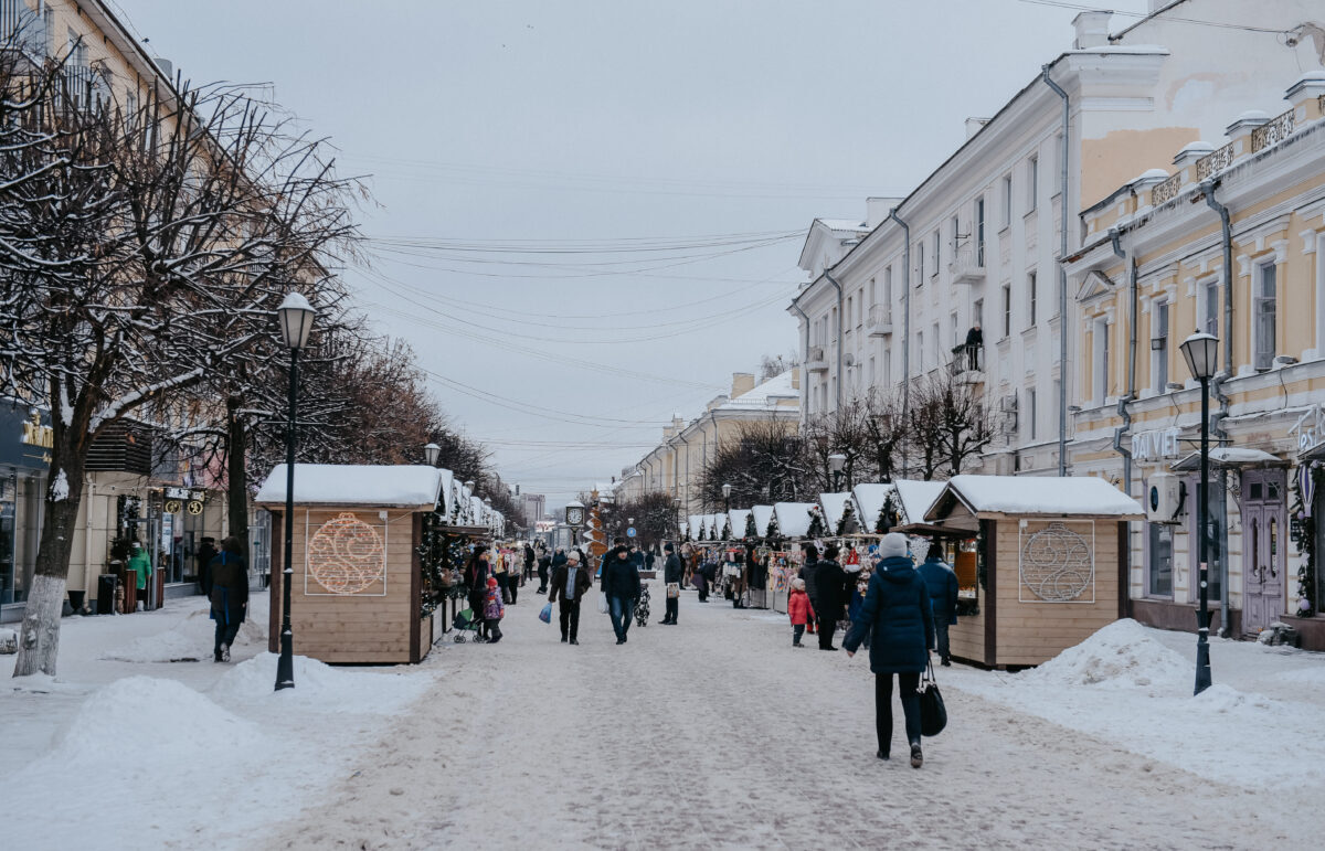 В Твери заработала Рождественская ярмарка