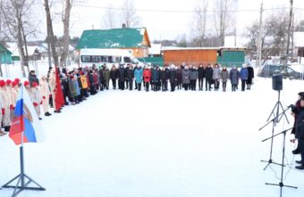 В Торопецком районе открыли доску в память о погибшем герое