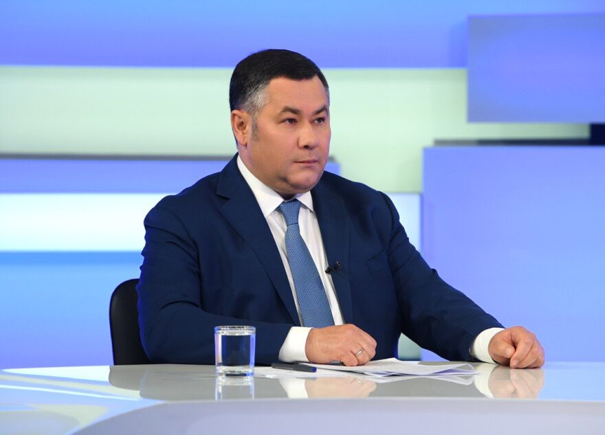 Губернатор Игорь Руденя ответит на актуальные вопросы в эфире телеканала «Россия 24» Тверь