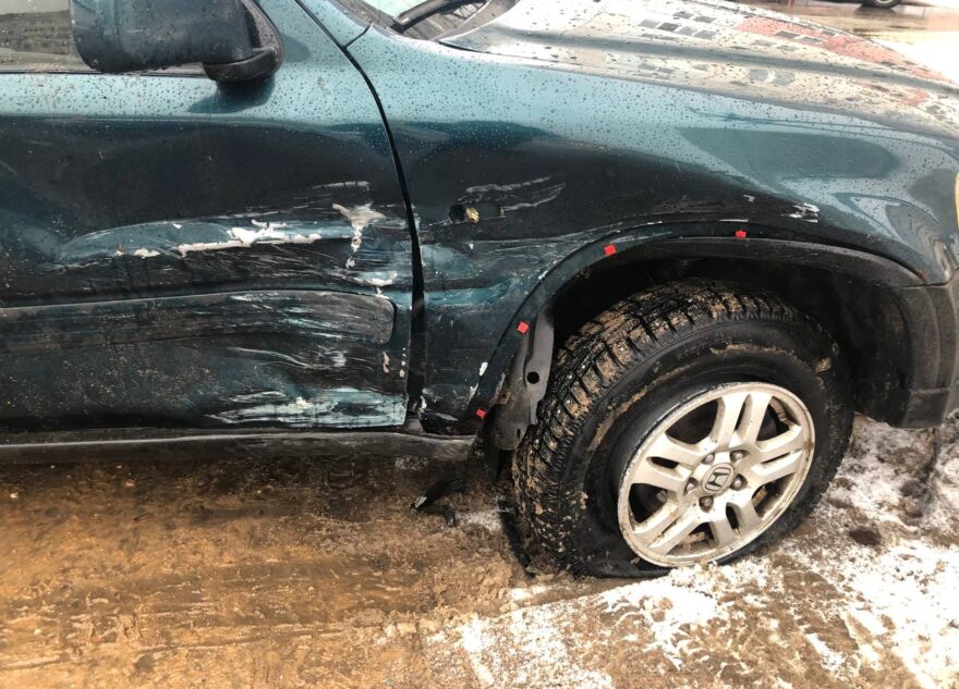 Honda и Hyundai столкнулись в Тверской области, есть пострадавшая Honda и Hyundai столкнулись в Тверской области, есть пострадавшая