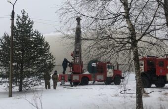 Сотрудники службы МЧС Тверской области спасли от обрушения спорткомплекс