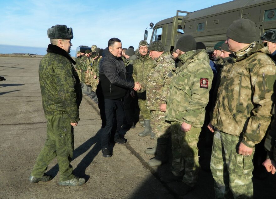 Военнослужащие из зоны СВО поздравили жителей Тверской области с Новым годом