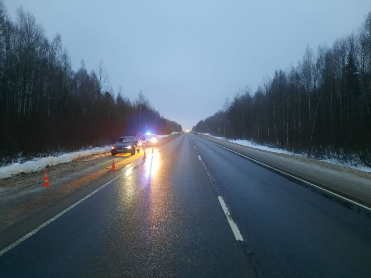 В Тверской области легковушка сбила человека