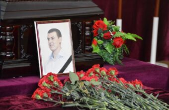 Под Тверью простились с военнослужащим, погибшим на Донбассе