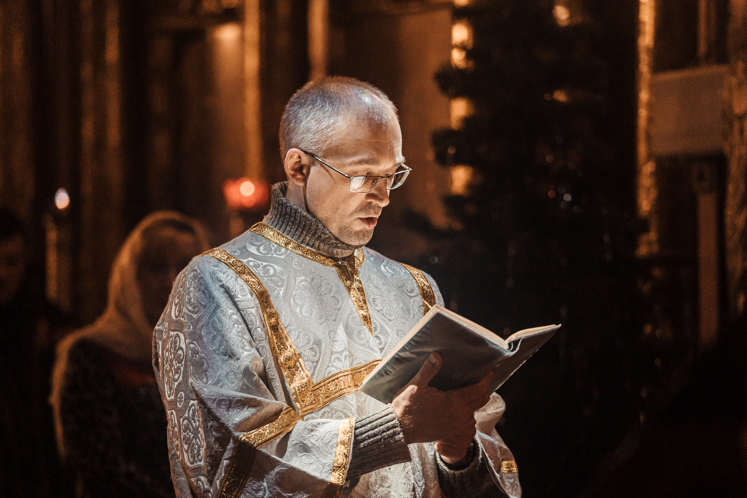 Игорь Руденя встретил Рождество Христово вместе с прихожанами храма в Конаковском районе