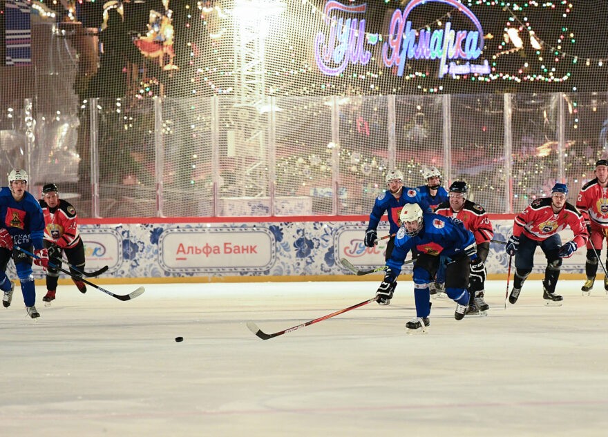 Дети и спасатели из Тверской области сыграли вничью с командой Службы коменданта Московского Кремля