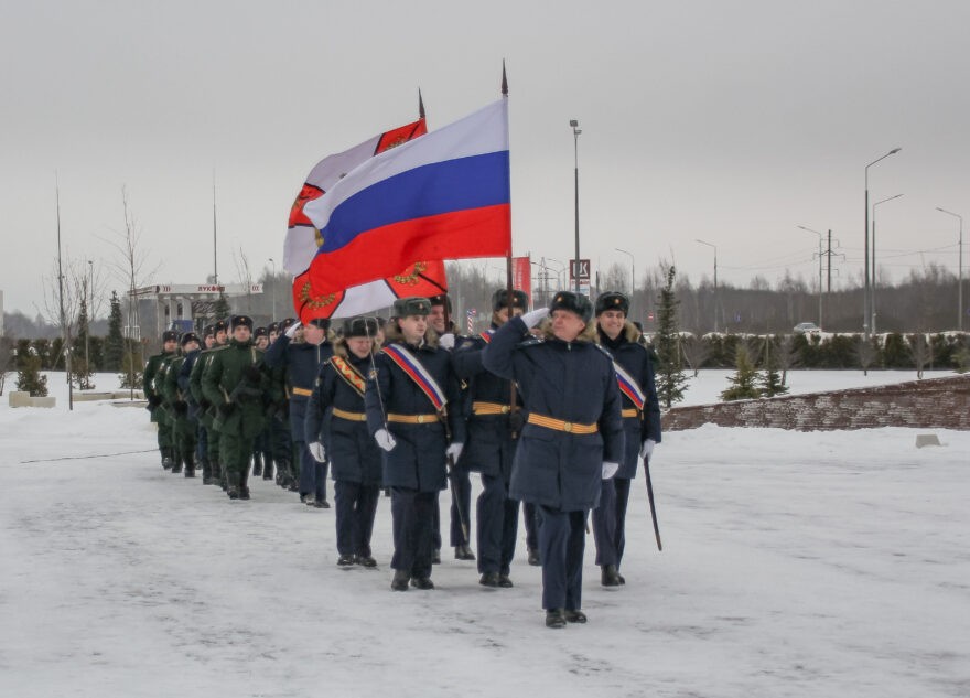 У Ржевского мемориала прошла первая в новом году присяга