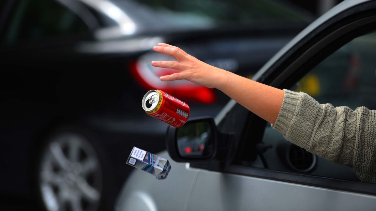 Водителей Тверской области, выбрасывающих мусор, теперь будут ловить камеры