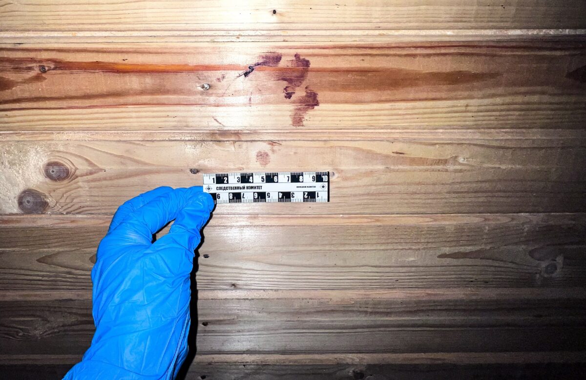 После убийства жители Тверской области пытались уничтожить одежду и обувь