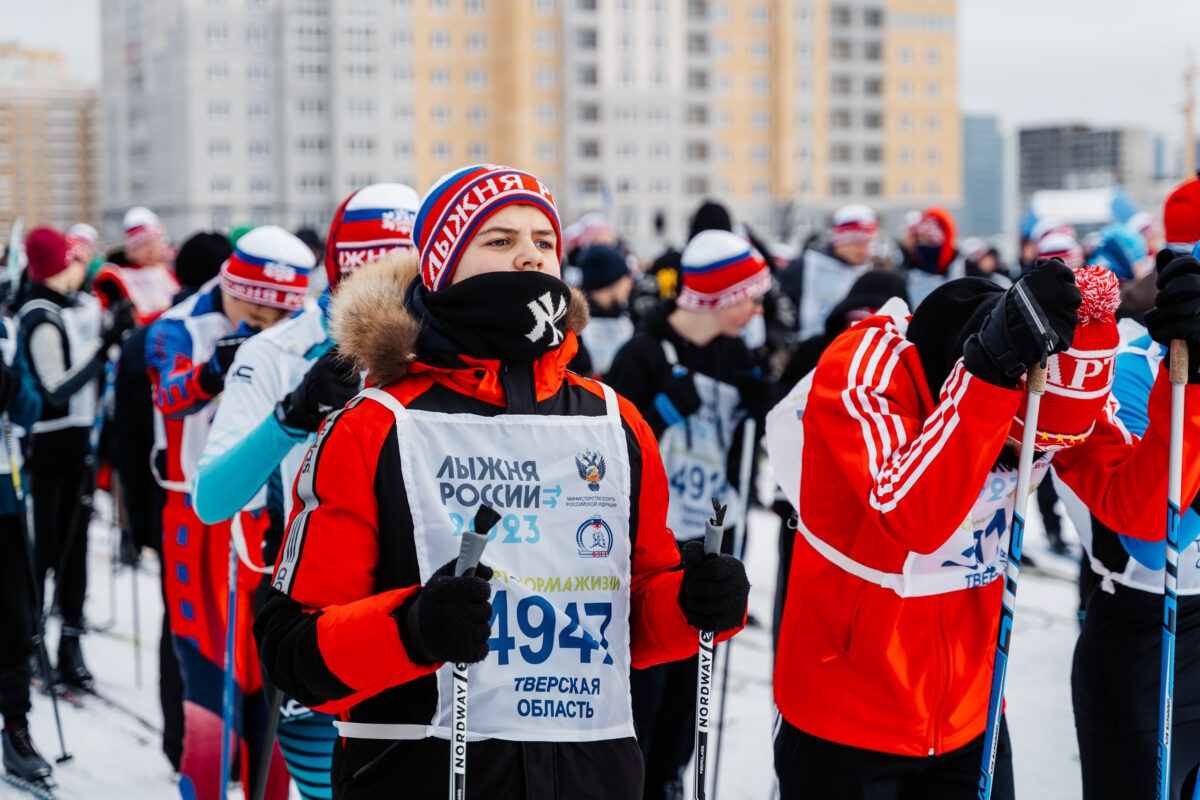 В Тверской области в «Лыжне России» приняли участие 10 тысяч человек 