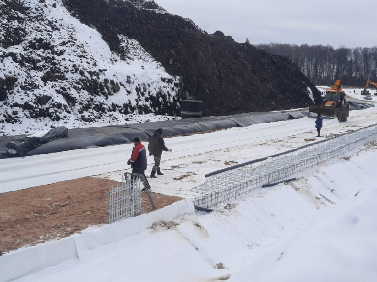 В Тверской области продолжается рекультивация свалки ТКО