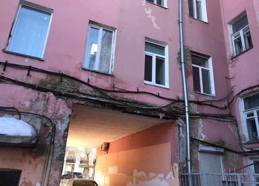 Разрушение дома в центре Твери привлекло внимание ведомств Разрушение дома в центре Твери привлекло внимание ведомств