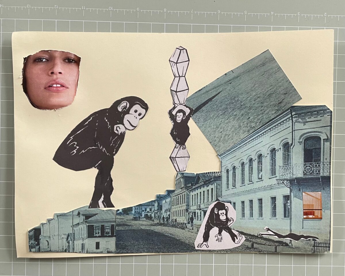 Школьники Тверской области создали галерею коллажей о своем городе