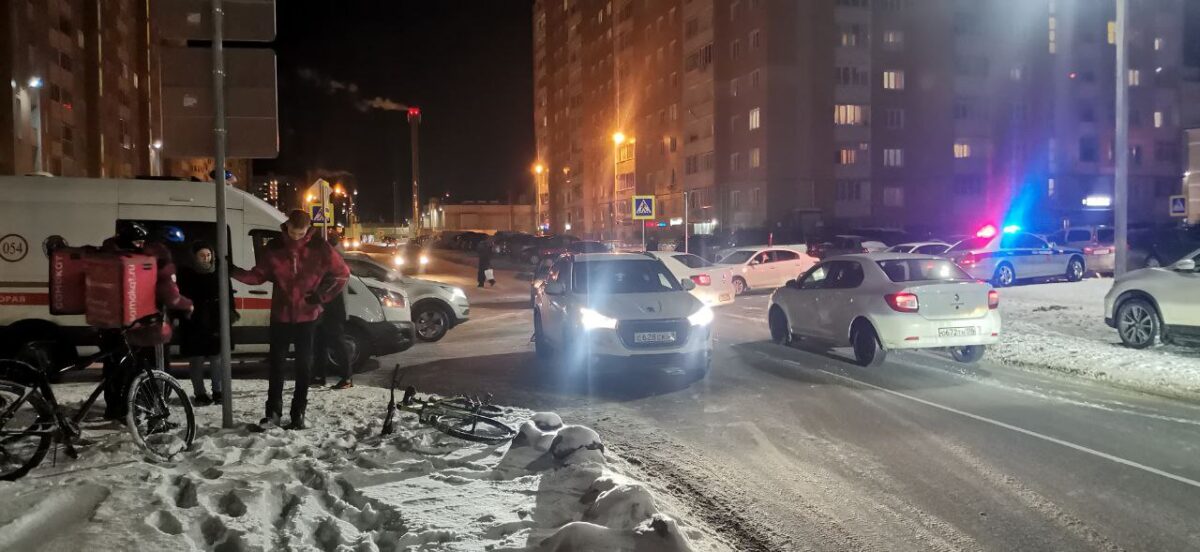 Женщина за рулём иномарки сбила велосипедиста на одной из улиц Твери