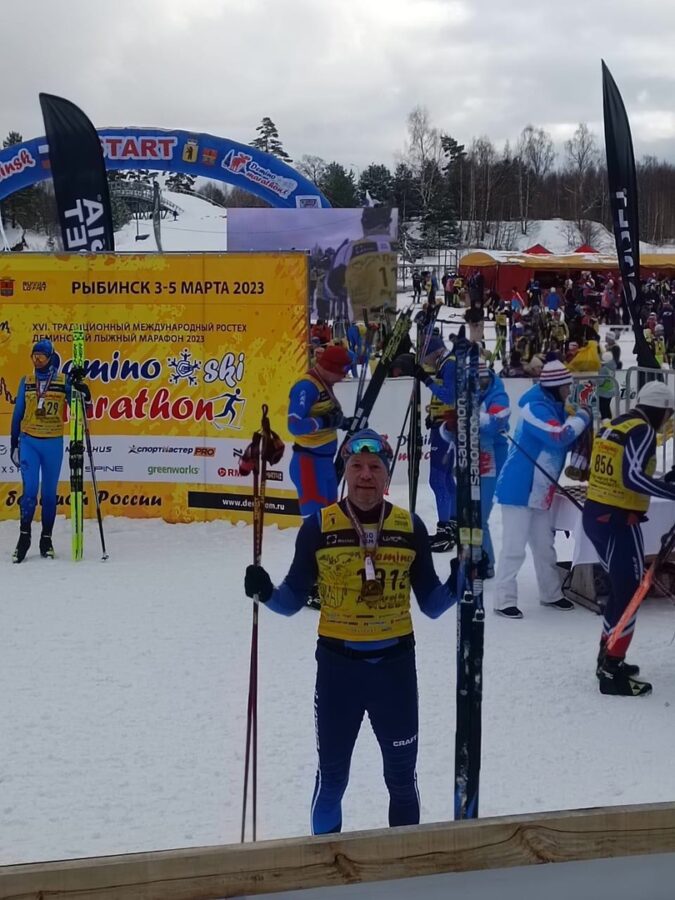 Вышневолоцкие лыжники приняли участие в "золотой гонке" Демидовского марафона