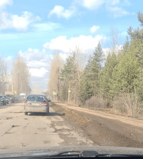 Дорогу на улице Шишкова в Твери начали подготавливать к ремонту