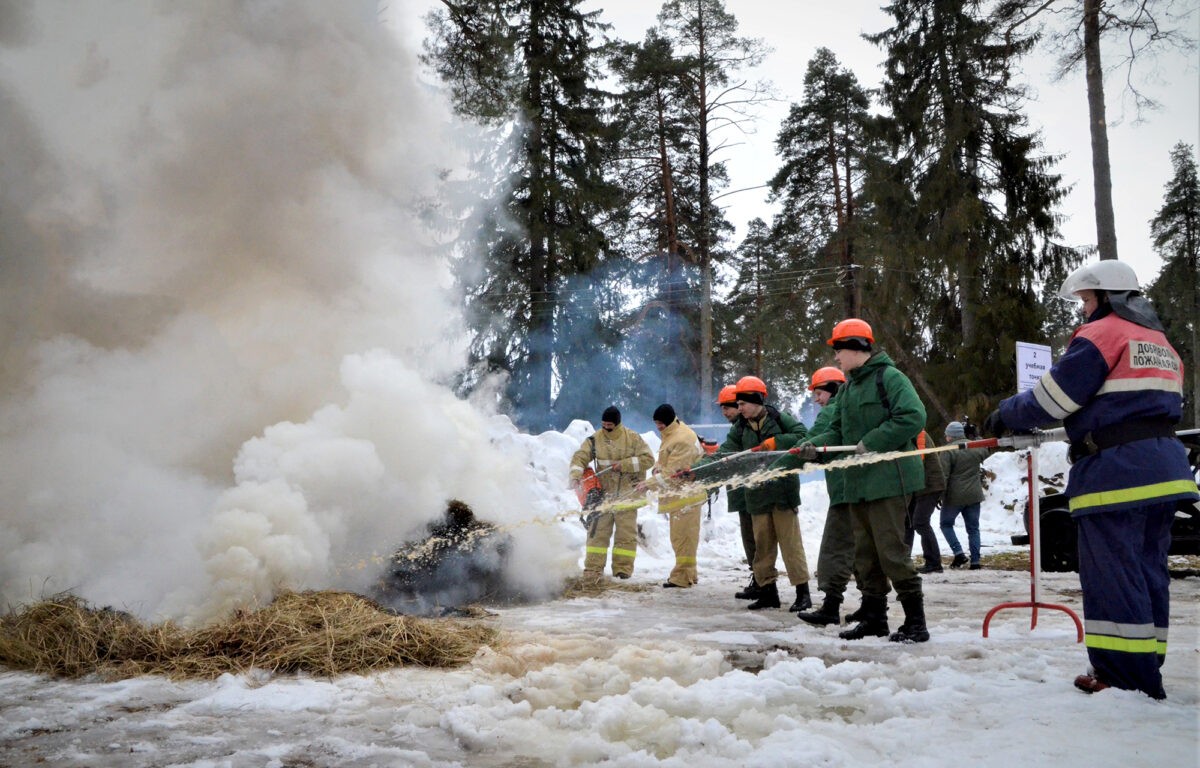 В Тверской области проводятся учения по подготовке к пожароопасному периоду