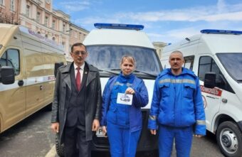 В Оленинском округе Тверской области появилась новая машина скорой помощи