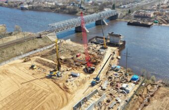 Губернатор Игорь Руденя: работы на Западном мосту идут в соответствии с планом Губернатор Игорь Руденя: работы на Западном мосту идут в соответствии с планом