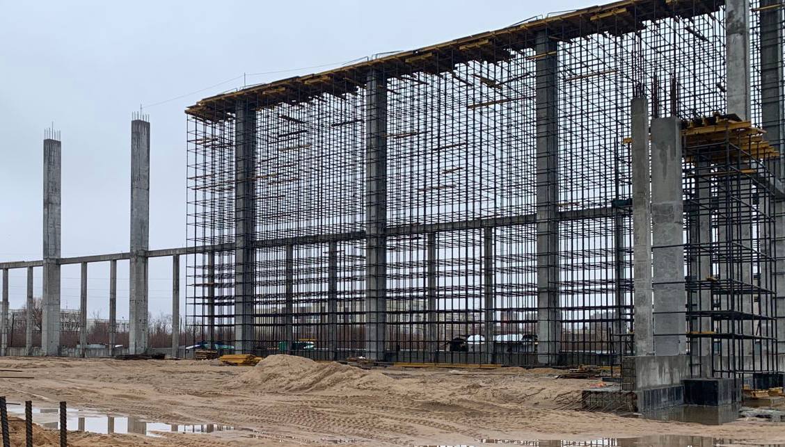 В Твери строят футбольный манеж и новую котельную В Твери строят футбольный манеж и новую котельную