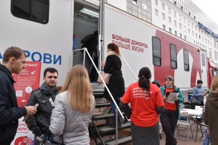 В центре Твери установят мобильный комплекс для сдачи крови