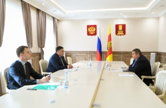 Губернатор Игорь Руденя провёл встречу с главой Конаковского района Олегом Лобановским