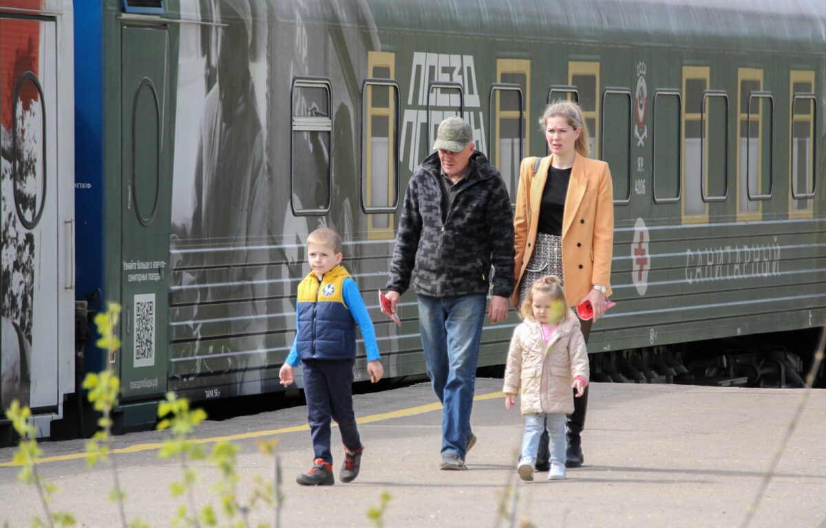 В Ржев Тверской области прибыл «Поезд Победы»
