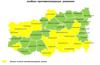 В 16 муниципалитетах Тверской области установлен противопожарный режим