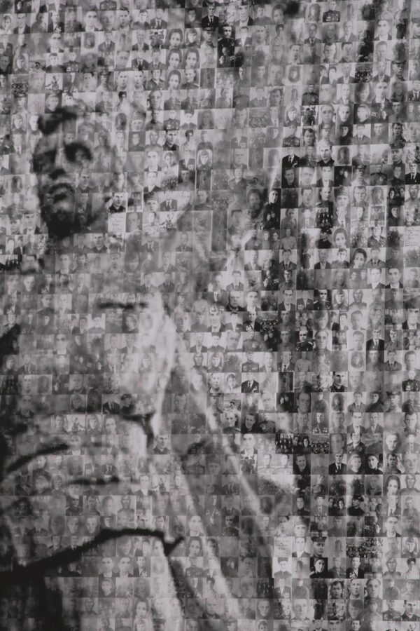 В Вышневолоцком округе образ воина создали из минифотографий