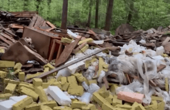 Лес под Тверью превратили в помойку Лес под Тверью превратили в помойку