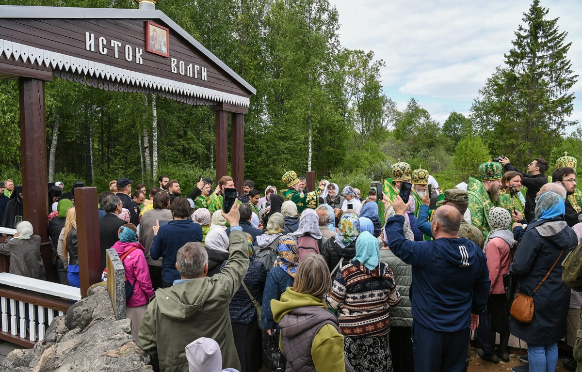 От истока реки Волги в Тверской области начался XXIV Волжский крестный ход От истока реки Волги в Тверской области начался XXIV Волжский крестный ход