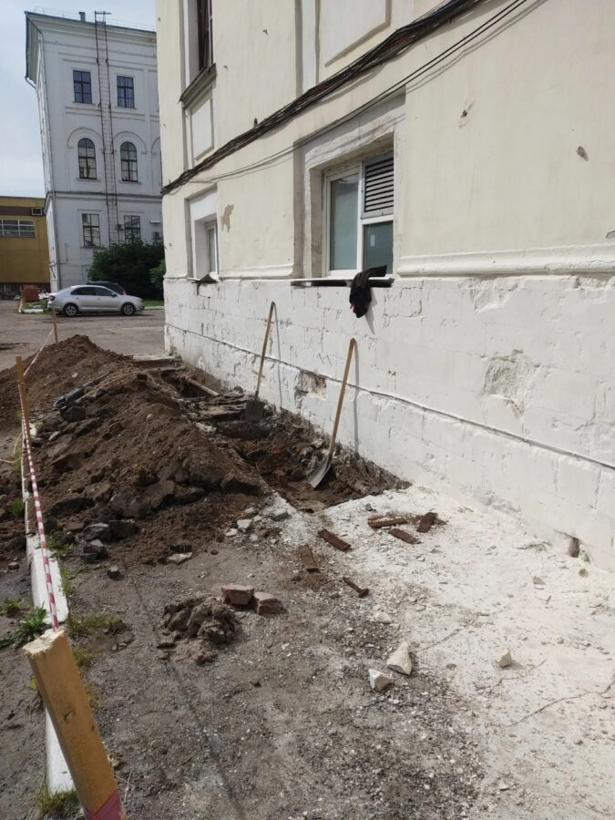 В Твери при ремонте старого корпуса медицинского университета нашли кости