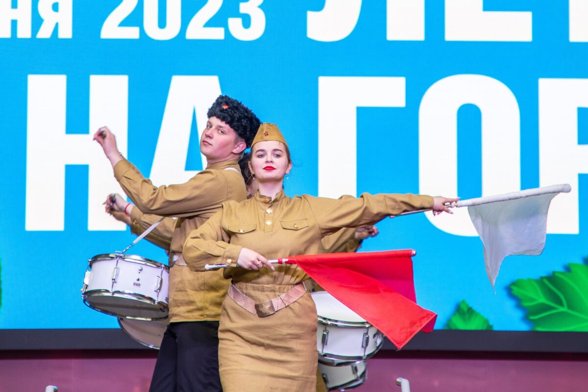 Барабанщицы из Тверской области громко выступили в Москве