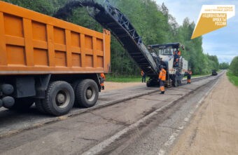 В Тверской области ремонтируют дорогу Западная Двина – Жарковский