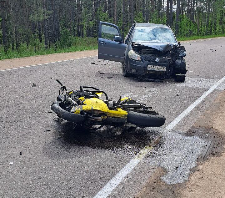 В Тверской области в ДТП погиб водитель мотоцикла